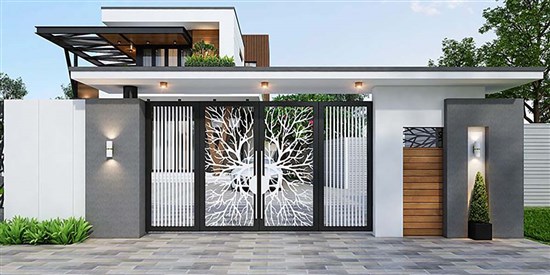 Góc tư vấn: Làm cổng nhà rộng bao nhiêu thì đẹp?