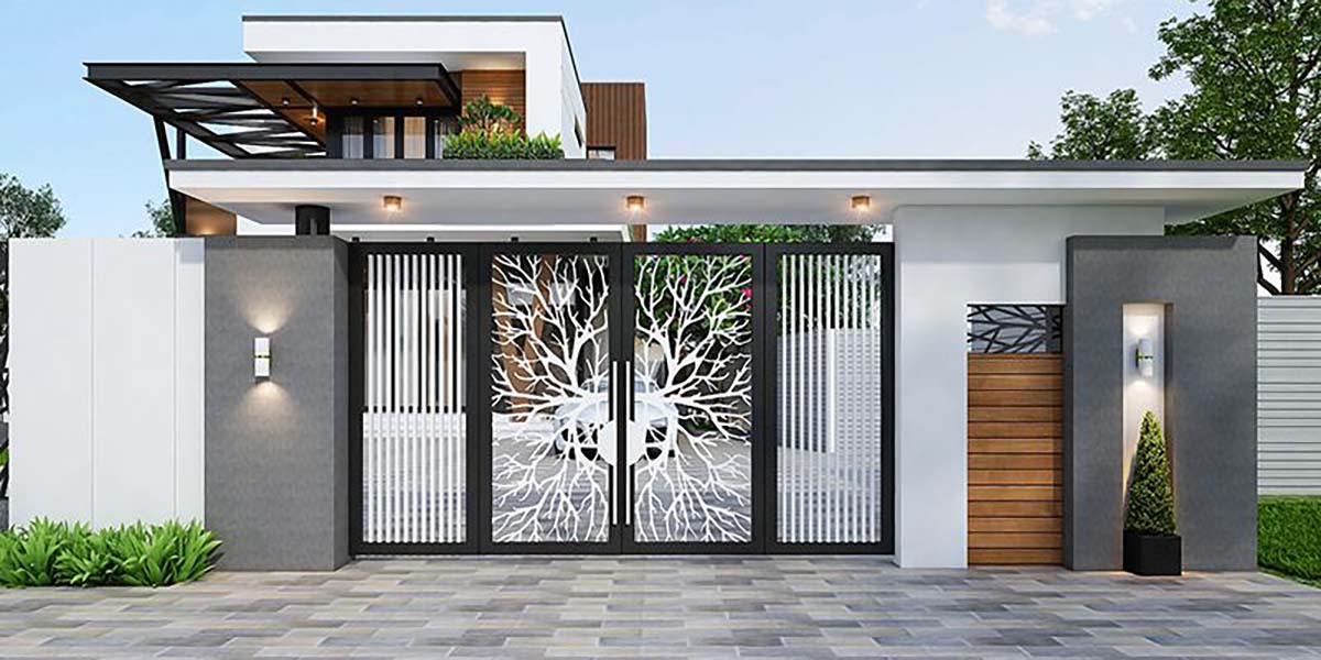 Cổng nhà đóng vai trò quan trọng